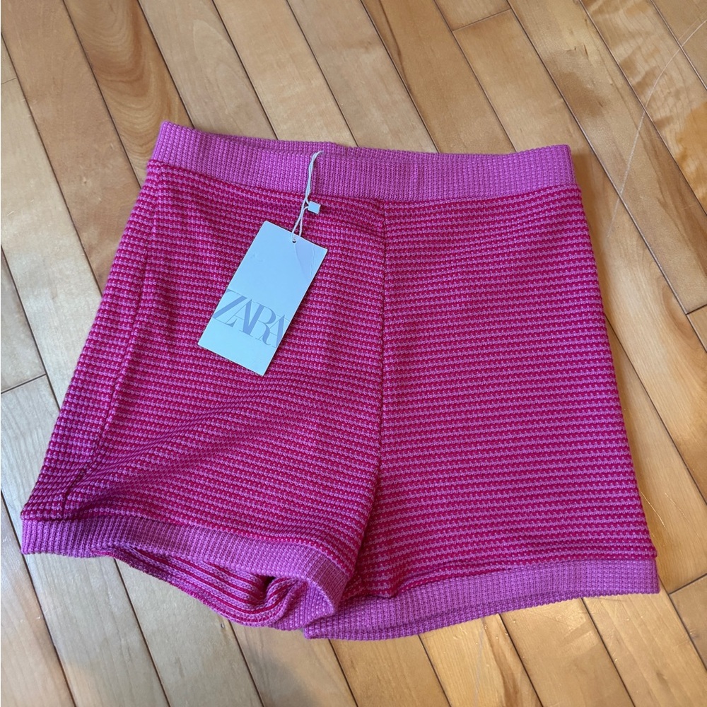 NWT Pink High Waist Knit Shorts